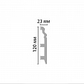 Плинтус напольный DECOMASTER D233-115ДМ белый матовый - Фото 1 Плинтус напольный DECOMASTER D233-115ДМ белый матовый - Фото 1